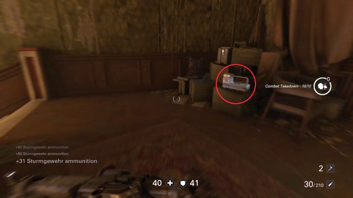 Jedyny w tej misji zestaw ulepszający. - Penthouse - Sekrety i znajdźki | Sekrety Wolfenstein II - Wolfenstein II: The New Colossus - poradnik do gry