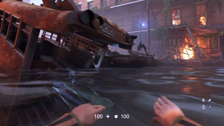 By kontynuować podróż, musisz przejść przez ten autobus. - Ratowanie Hortona | Nowy Orlean | Solucja Wolfenstein II: The New Colossus - Wolfenstein II: The New Colossus - poradnik do gry