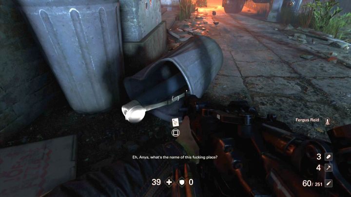 Nie zapomnij zebrać mapy z przewróconego kosza na śmieci. - Lakeview | Nowy Orlean | Solucja Wolfenstein II: The New Colossus - Wolfenstein II: The New Colossus - poradnik do gry