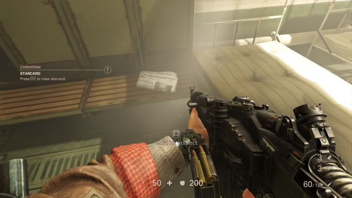 Lokalizacja tekstu #51. - Poklad Młota Ewy i powrót do sekcji F | Rozdział III - Stare sekrety - Wolfenstein II: The New Colossus - poradnik do gry