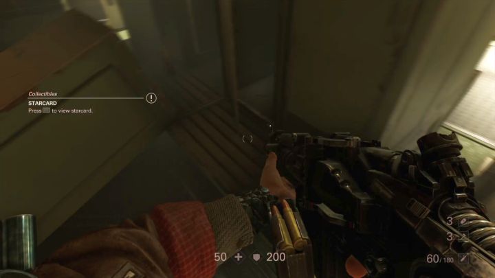 Karta gwiazd #20. - Poklad Młota Ewy i powrót do sekcji F | Rozdział III - Stare sekrety - Wolfenstein II: The New Colossus - poradnik do gry