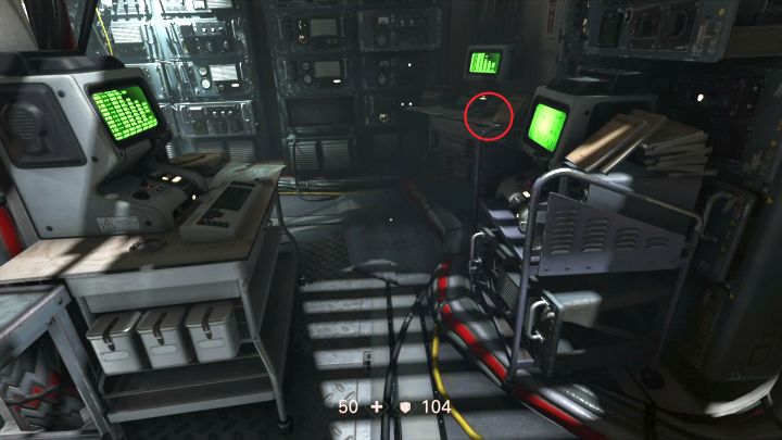 Lokalizacja tekstu #54. - Wyprawa do Roswell | Rozdział III - Stare sekrety | Sekrety Wolfenstein II - Wolfenstein II: The New Colossus - poradnik do gry