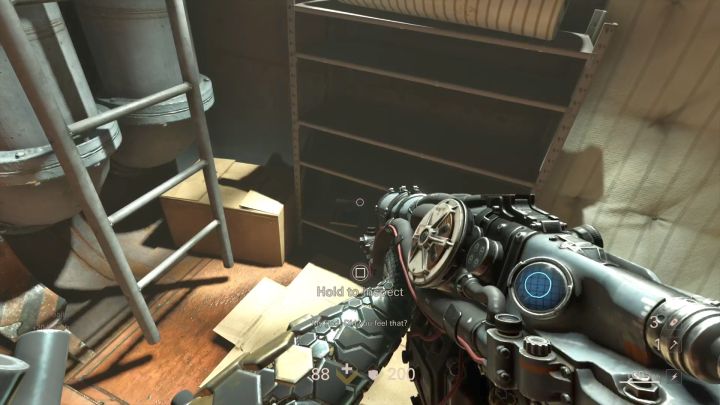 Tekst #1 leżący na regale, przy drabinie. - Sekrety w Sygnał - Rozdział 1 Zjednoczenie | Sekrety Wolfenstein II - Wolfenstein II: The New Colossus - poradnik do gry