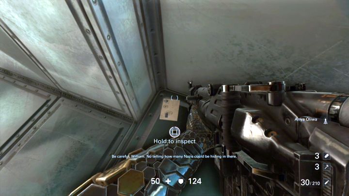 Kolejny tekst znajduje się w wentylacji. - Sekrety w Sygnał - Rozdział 1 Zjednoczenie | Sekrety Wolfenstein II - Wolfenstein II: The New Colossus - poradnik do gry