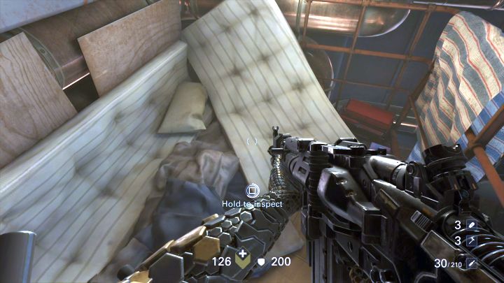 Tekst leżący przy materacach. - Sekrety w Sygnał - Rozdział 1 Zjednoczenie | Sekrety Wolfenstein II - Wolfenstein II: The New Colossus - poradnik do gry