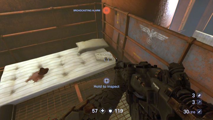 Przedostatni tekst w tej misji. - Sekrety w Sygnał - Rozdział 1 Zjednoczenie | Sekrety Wolfenstein II - Wolfenstein II: The New Colossus - poradnik do gry