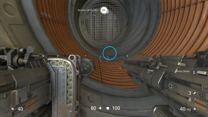 Ten tekst znajdziesz chwilę po tym, jak wydostaniesz się z kapsuły transportowej, którą uszkodził SuperSoldat - Zagubiony na morzu | Sekrety | Rozdział 9 | Sekrety Wolfenstein II - Wolfenstein II: The New Colossus - poradnik do gry