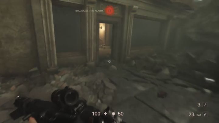 W tym budynku skrywa się poszukiwany cel. - Misje überdowódców - Mahattan | Wolfenstein II - Wolfenstein II: The New Colossus - poradnik do gry