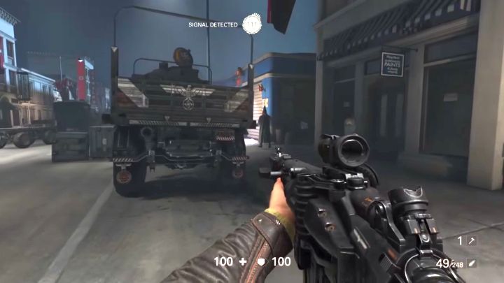 Lepiej eliminować tutejszych wrogów po cichu. - Misje überdowódców - Roswell | Wolfenstein II - Wolfenstein II: The New Colossus - poradnik do gry