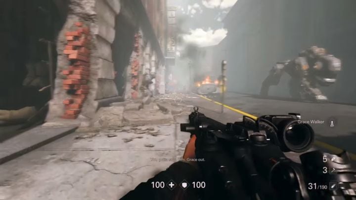 Na początku misji czeka cię walka z Zitadelle. - Misje überdowódców - Nowy Orlean | Wolfenstein II - Wolfenstein II: The New Colossus - poradnik do gry