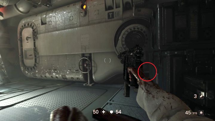 Lokalizacja ostatniego tekstu w tej misji. - Sekrety w Przebudzenie - Rozdział 1 Zjednoczenie | Sekrety Wolfenstein II - Wolfenstein II: The New Colossus - poradnik do gry