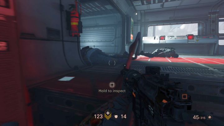 Dziewiąty tekst leży przy schodach. - Sekrety w Oblężenie - Rozdział 1 Zjednoczenie | Sekrety Wolfenstein II - Wolfenstein II: The New Colossus - poradnik do gry