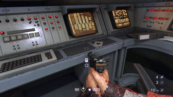 Kolejna karta gwiazd. - Podziemna Stacja Kolejowa | Sekrety | Rozdział 4 - Roswell - Wolfenstein II: The New Colossus - poradnik do gry