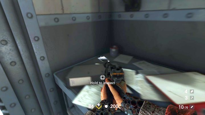 Tekst leżący przy wejściu do pomieszczenia. - Podziemna Stacja Kolejowa | Sekrety | Rozdział 4 - Roswell - Wolfenstein II: The New Colossus - poradnik do gry