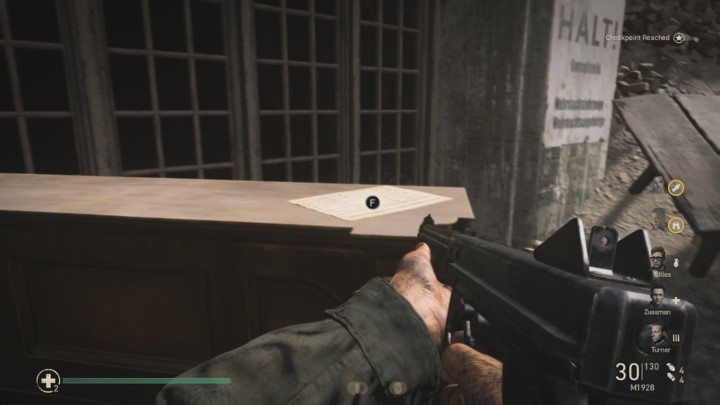 Na nim znajdziesz memento Music Sheet - Call of Duty WW2: Przypadkowe ofiary - Pamiątki, sekrety, znajdźki - Call of Duty: WW2 - poradnik do gry