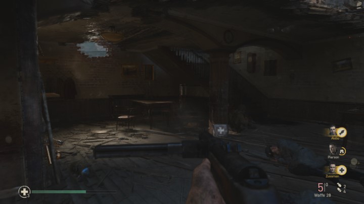 Schodami dostań się na górę - Call of Duty WW2: Twierdza - Pamiątki, sekrety, znajdźki - Call of Duty: WW2 - poradnik do gry