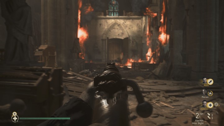 Na początek oczyść kościół z wrogich żołnierzy - Call of Duty WW2: Twierdza - Pamiątki, sekrety, znajdźki - Call of Duty: WW2 - poradnik do gry