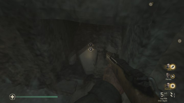 W szczelinie znajdziesz memento Locket - Call of Duty WW2: Twierdza - Pamiątki, sekrety, znajdźki - Call of Duty: WW2 - poradnik do gry