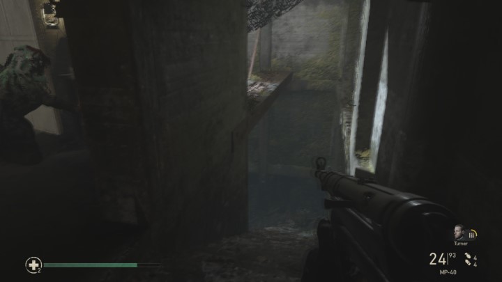 Teraz musisz wskoczyć na platformę widoczną na obrazku - Call of Duty WW2: Fabryka śmierci - Pamiątki, sekrety, znajdźki - Call of Duty: WW2 - poradnik do gry