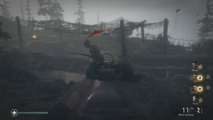 Kieruj się za znacznikiem misji, aż dotrzesz do działa - Call of Duty WW2: Wzgórze 493 - Pamiątki, sekrety, znajdźki - Call of Duty: WW2 - poradnik do gry