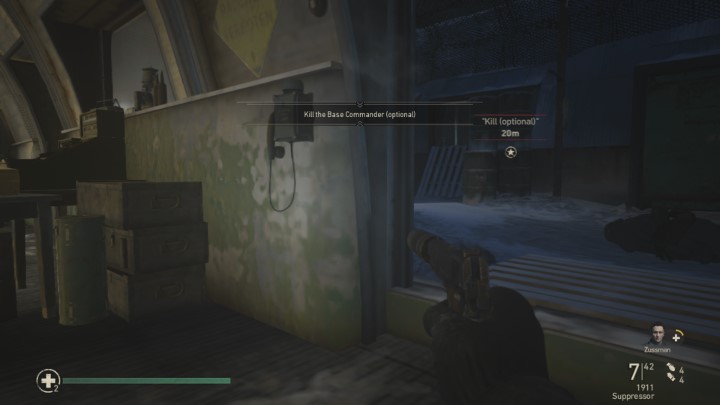 Wejdź do bazy wroga i kieruj się za znacznikiem Kill the Base Commander - Call of Duty WW2: Zasadzka - Pamiątki, sekrety, znajdźki - Call of Duty: WW2 - poradnik do gry