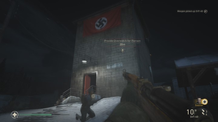 Wejdź do budynku widocznego na ekranie - Call of Duty WW2: Zasadzka - Pamiątki, sekrety, znajdźki - Call of Duty: WW2 - poradnik do gry