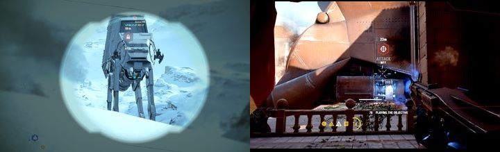 W wielkich maszynach szukaj zbiorników, często znajdują się przy spodzie pojazdu/robota - Star Wars Battlefront 2: Tryby gry - porównanie, opis - Star Wars Battlefront 2 - poradnik do gry