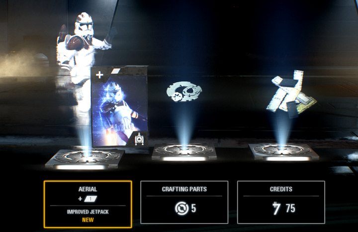 Czasem możesz otrzymać coś więcej niż tylko kredyty i części, dlatego nie zapominaj o dziennych nagrodach - Star Wars Battlefront 2: Kredyty - jak szybko zdobyć? - Star Wars Battlefront 2 - poradnik do gry