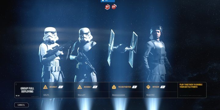 W pełnym teamie respawn następuje natychmiastowo, otrzymasz też 2x więcej punktów za wspólne realizowanie celów i zabójstwa - Star Wars Battlefront 2: Porady na start dla początkujących - Star Wars Battlefront 2 - poradnik do gry