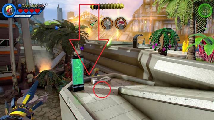 Ósmy minizestaw znajduje się tuż obok uratowanego Stana Lee - Sekrety Misja 1 - Czy ktoś pokona Esona | LEGO Marvel Super Heroes 2 - LEGO Marvel Super Heroes 2 - poradnik do gry