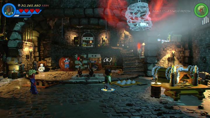 Skorzystaj z postaci Doktora Strange i zniszcz siłą woli pokazaną na obrazku klatkę - Sekrety Misja 3 - Czarno to widzę | LEGO Marvel Super Heroes 2 - LEGO Marvel Super Heroes 2 - poradnik do gry