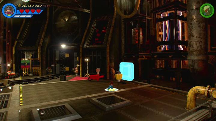 Na końcu lokacji znajdziesz żółty młot pneumatyczny - Sekrety Misja 4 - Małpie figle | LEGO Marvel Super Heroes 2 - LEGO Marvel Super Heroes 2 - poradnik do gry