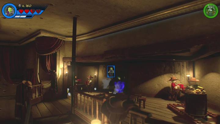 Wejdź na balkon po prawej stronie i napraw maszynę znajdującą się na górze (na przykład jako Iron Man) - Sekrety Misja 6 - O kurczę | LEGO Marvel Super Heroes 2 - LEGO Marvel Super Heroes 2 - poradnik do gry