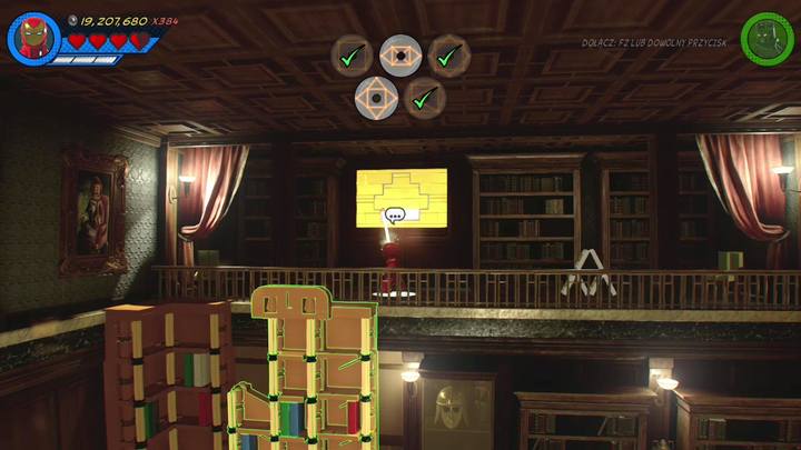 Kolejny minizestaw znajdziesz w pomieszczeniu po lewej stronie, na pierwszym piętrze - Sekrety Misja 8 - Po runach do celu | LEGO Marvel Super Heroes 2 - LEGO Marvel Super Heroes 2 - poradnik do gry