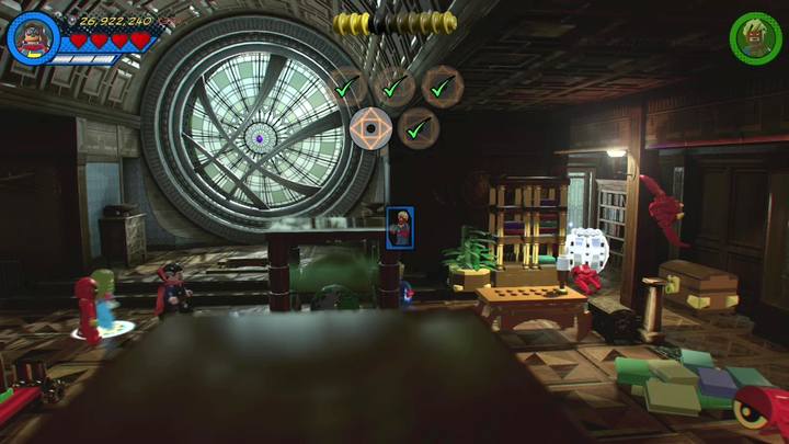 Ósmy minizestaw również znajdziesz w pomieszczeniu na pierwszym piętrze - Sekrety Misja 8 - Po runach do celu | LEGO Marvel Super Heroes 2 - LEGO Marvel Super Heroes 2 - poradnik do gry