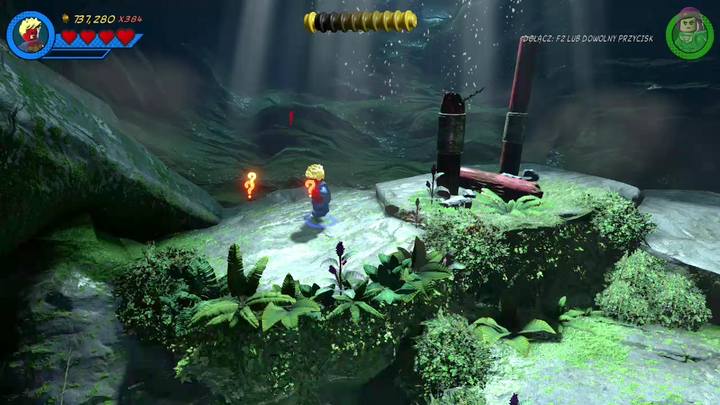 Zaraz po zebraniu pierwszego minizestawu wlec na wzniesienie i zmień postać na Czarną Panterę - Sekrety Misja 10 - Wyjście smoka | LEGO Marvel Super Heroes 2 - LEGO Marvel Super Heroes 2 - poradnik do gry