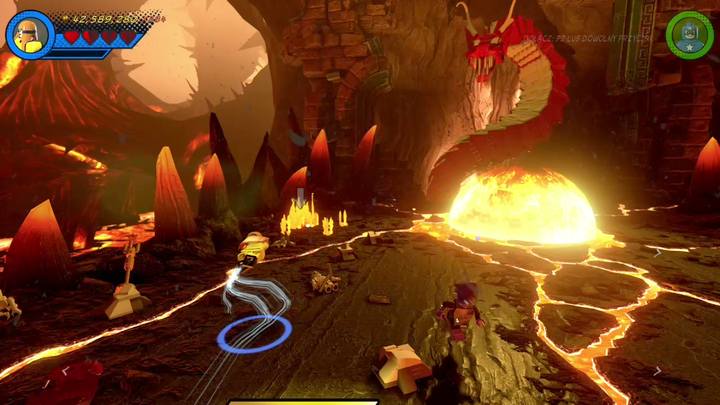 Ósmy minizestaw znajduje się po lewej stronie od smoka - Sekrety Misja 10 - Wyjście smoka | LEGO Marvel Super Heroes 2 - LEGO Marvel Super Heroes 2 - poradnik do gry