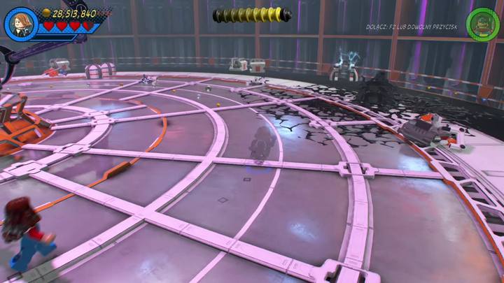 W tym samym miejscu co żeton postaci oraz minizestaw #9 znajduje się dziesiąty, a zarazem ostatni już skarb - Sekrety Misja 11 - Powrót do przyszłości | LEGO Marvel Super Heroes 2 - LEGO Marvel Super Heroes 2 - poradnik do gry