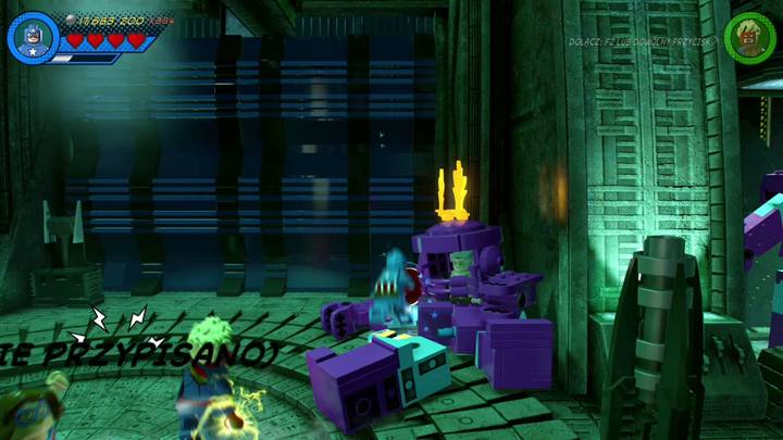 W drugiej części lokacji, a jej środku znajdziesz uwięzionego Stana Lee - Sekrety Misja 12 - Istny Kreezys | LEGO Marvel Super Heroes 2 - LEGO Marvel Super Heroes 2 - poradnik do gry