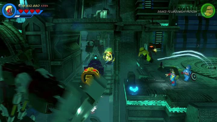 Czwarty minizestaw otrzymasz w momencie, w którym zniszczysz złotą głowę Wartownika na linii produkcyjnej - Sekrety Misja 12 - Istny Kreezys | LEGO Marvel Super Heroes 2 - LEGO Marvel Super Heroes 2 - poradnik do gry