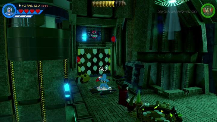 Po przedostaniu się do końcowej części lokacji podejdź do szklanej osłony pojemnika i zbij ją korzystając z postaci Black Bolt - Sekrety Misja 12 - Istny Kreezys | LEGO Marvel Super Heroes 2 - LEGO Marvel Super Heroes 2 - poradnik do gry