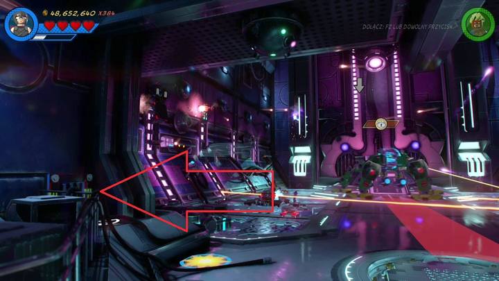 Przejdź teraz do pokazanego na obrazku miejsca - Sekrety Misja 13 - Błądzić jest rzeczą nieludzką | LEGO Marvel Super Heroes 2 - LEGO Marvel Super Heroes 2 - poradnik do gry