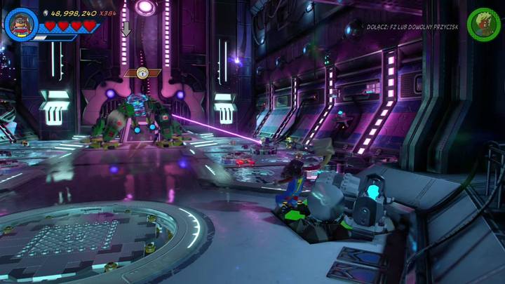 Po prawej stronie znajdziesz pojemniki - Sekrety Misja 13 - Błądzić jest rzeczą nieludzką | LEGO Marvel Super Heroes 2 - LEGO Marvel Super Heroes 2 - poradnik do gry