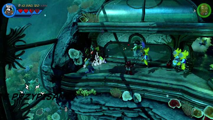 Po rozpoczęciu misji udaj się na lewą stronę i zniszcz obiekty, które się tam znajdują - Sekrety Misja 16 - Torg-Nado | LEGO Marvel Super Heroes 2 - LEGO Marvel Super Heroes 2 - poradnik do gry