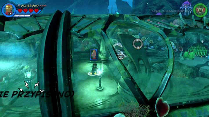 Trzeci posąg znajduje się w przejściu pomiędzy lokacjami - Sekrety Misja 16 - Torg-Nado | LEGO Marvel Super Heroes 2 - LEGO Marvel Super Heroes 2 - poradnik do gry