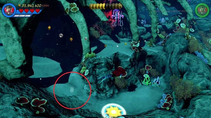 Ostatni, czyli dziesiąty już minizestaw zdobędziesz w miejscu pokazanym na obrazku - Sekrety Misja 16 - Torg-Nado | LEGO Marvel Super Heroes 2 - LEGO Marvel Super Heroes 2 - poradnik do gry
