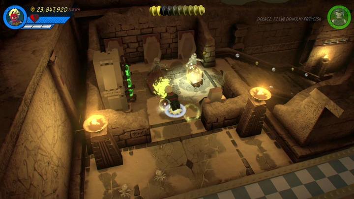 Drugi sarkofag znajduje się w korytarzu, w momencie w którym musisz przesunąć pojemnik, by ten spadł na ziemię - Sekrety Misja 17 - Chyba widziałem kotecka | LEGO Marvel Super Heroes 2 - LEGO Marvel Super Heroes 2 - poradnik do gry