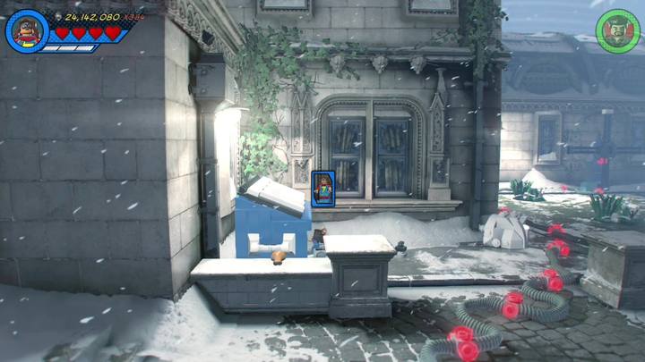 Kolejny minizestaw znajdziesz po prawej stronie generatora, w kontenerze na śmieci - Sekrety Misja 18 - Główka pracuje | LEGO Marvel Super Heroes 2 - LEGO Marvel Super Heroes 2 - poradnik do gry