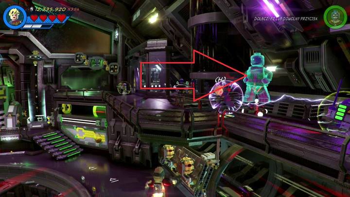 Czwarty znajduje się w drugiej części placówki, po prawej stronie na balkonie, a piąty zaraz pod nim, na parterze - Sekrety Misja 19 - Na ostrzu miecza | LEGO Marvel Super Heroes 2 - LEGO Marvel Super Heroes 2 - poradnik do gry