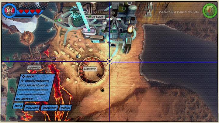 Udaj się do pokazanego na obrazku miejsca na mapie i porozmawiaj z Czarną Wdową - Jak zdobyć Czarną Wdowę? | Porady do LEGO Marvel 2 - LEGO Marvel Super Heroes 2 - poradnik do gry